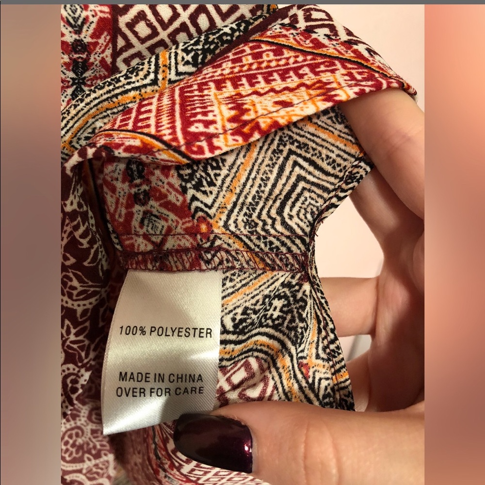 Colorful Multi-Patterned Top - Picture 4 of 4